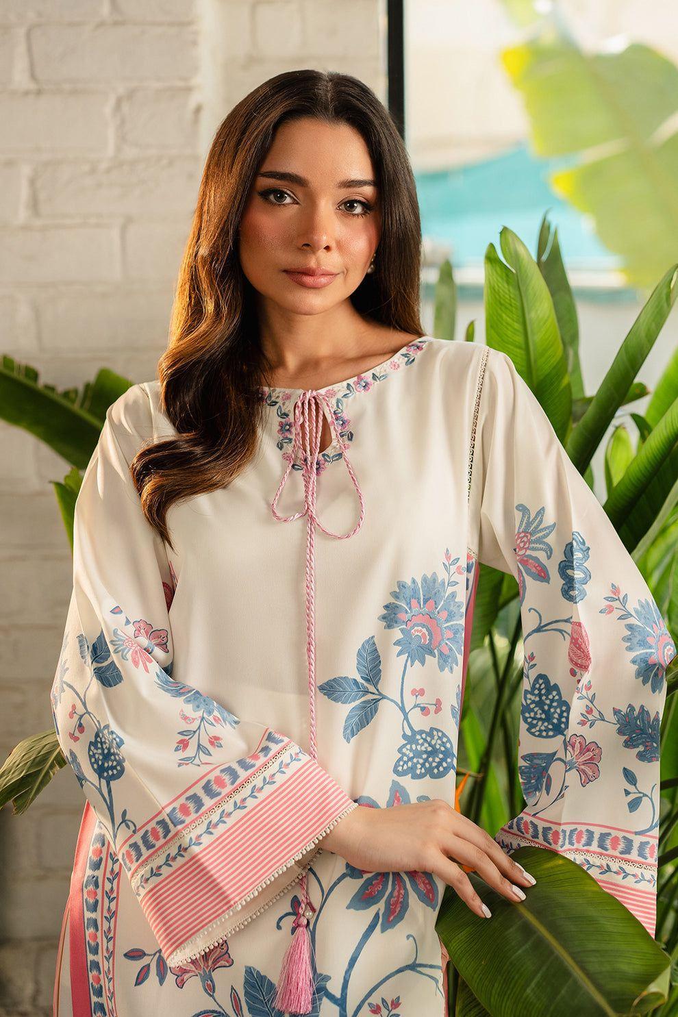 Women's Stitched Swiss Voile Printed Co-Ord Set