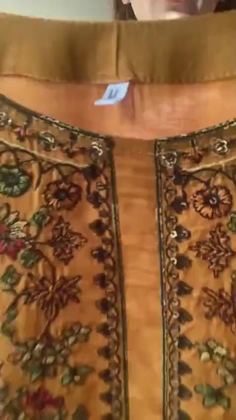 Chic Women's Stitched Embroidered Shirt And Trouser Set - 2 Pcs